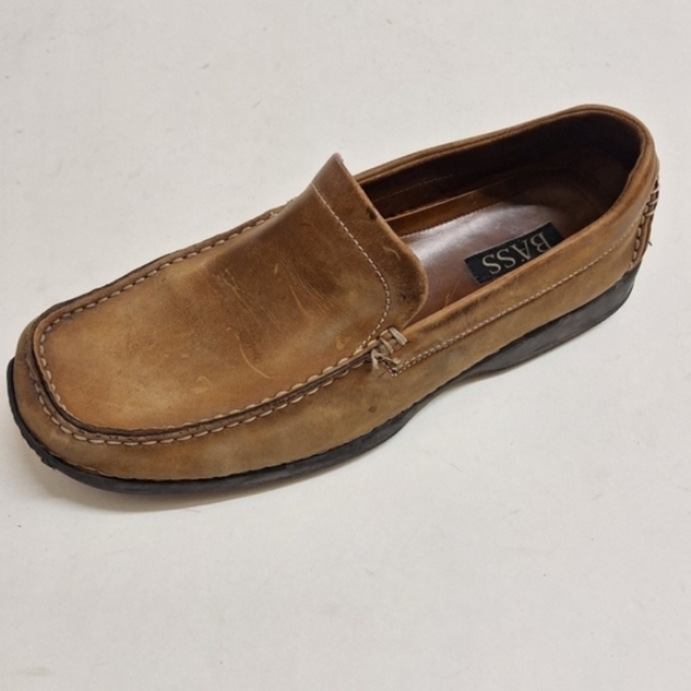 Bass Men's Tan Loafers Shoes